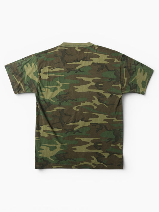 Single Stitch Woodland Camouflage T-Shirt