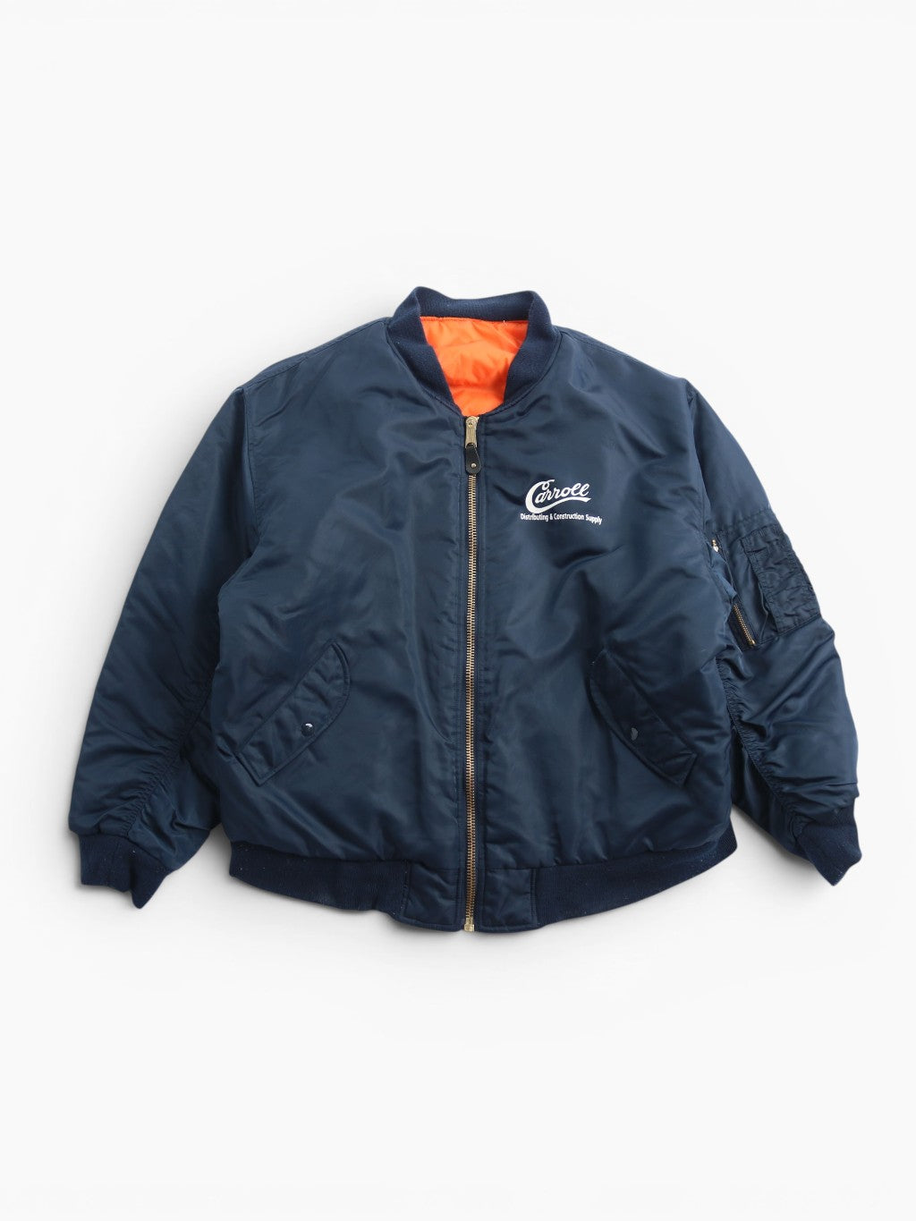 Vintage MA-1 'Carroll' Bomber Jacket - Navy