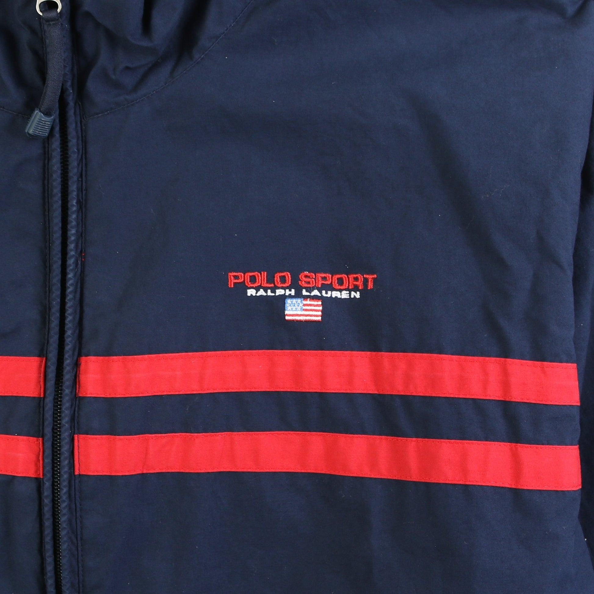 Vintage Reversible Polo Sports Jacket - Navy