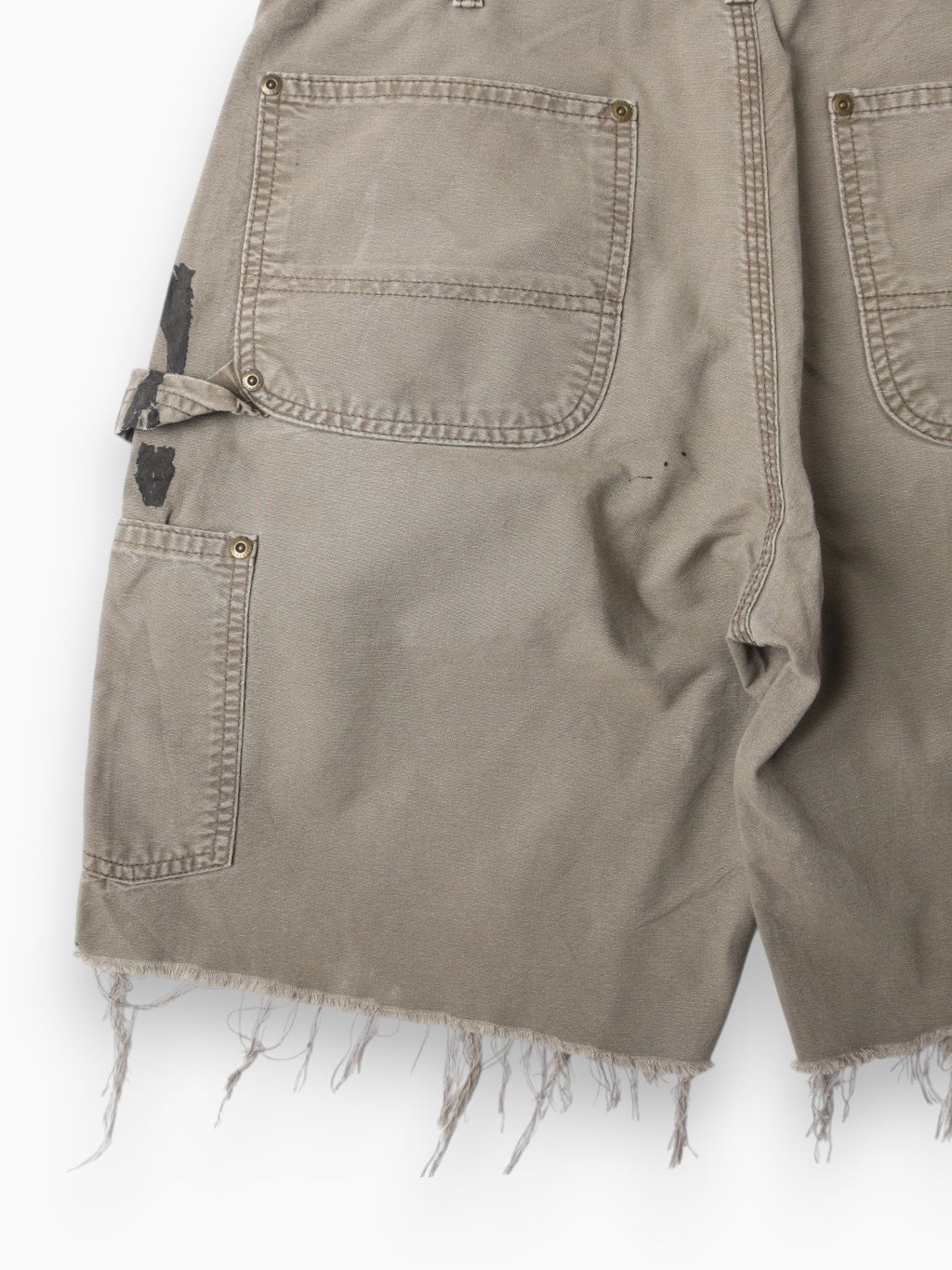 Double Knee Shorts - Beige - 32"