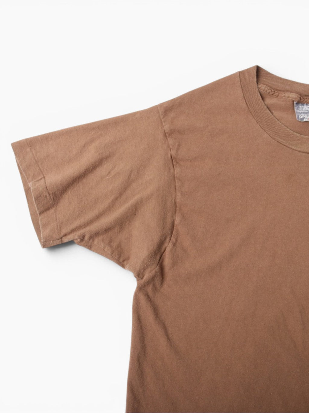 Khaki Single Stitch T-Shirt