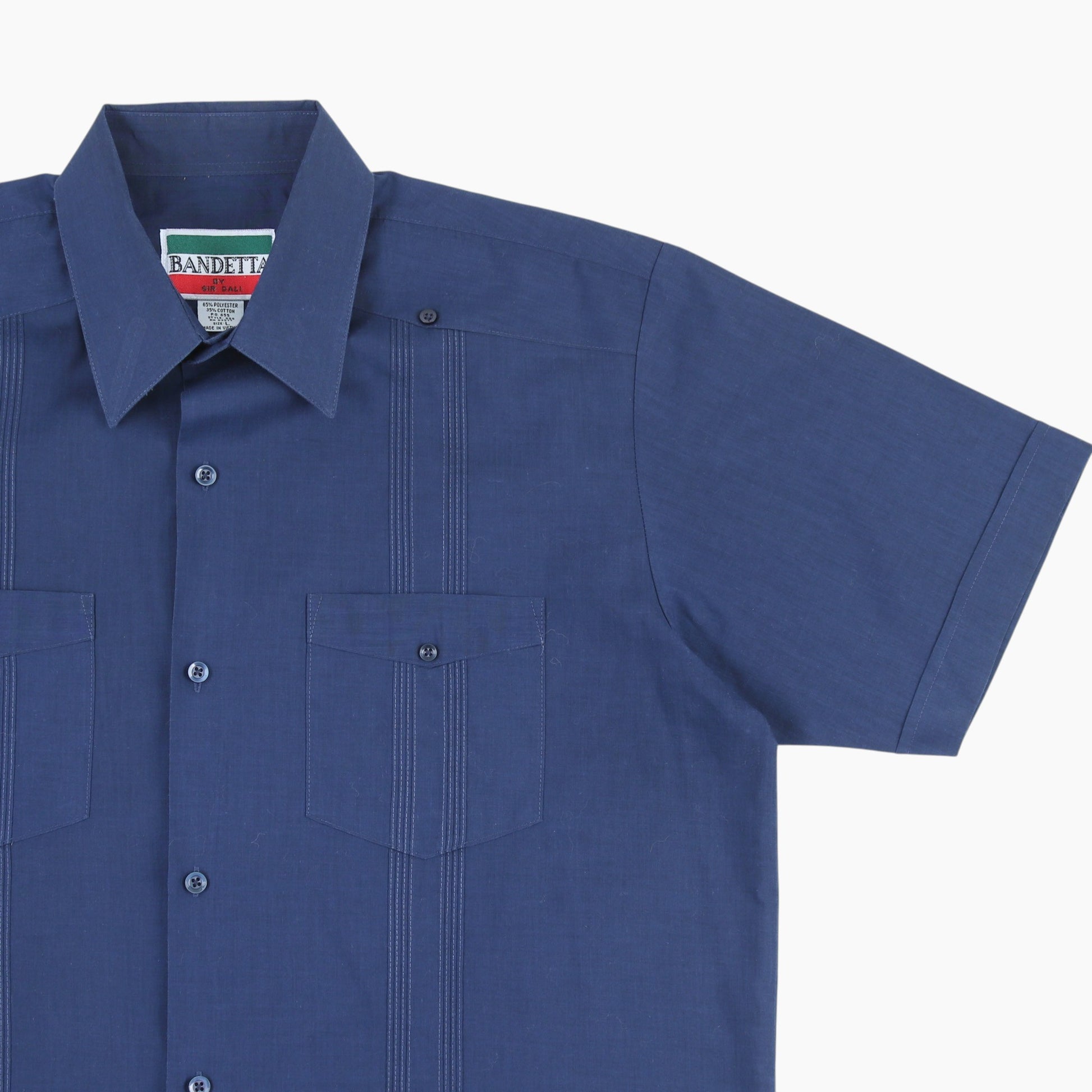 Vintage Cuban Guayabera Shirt
