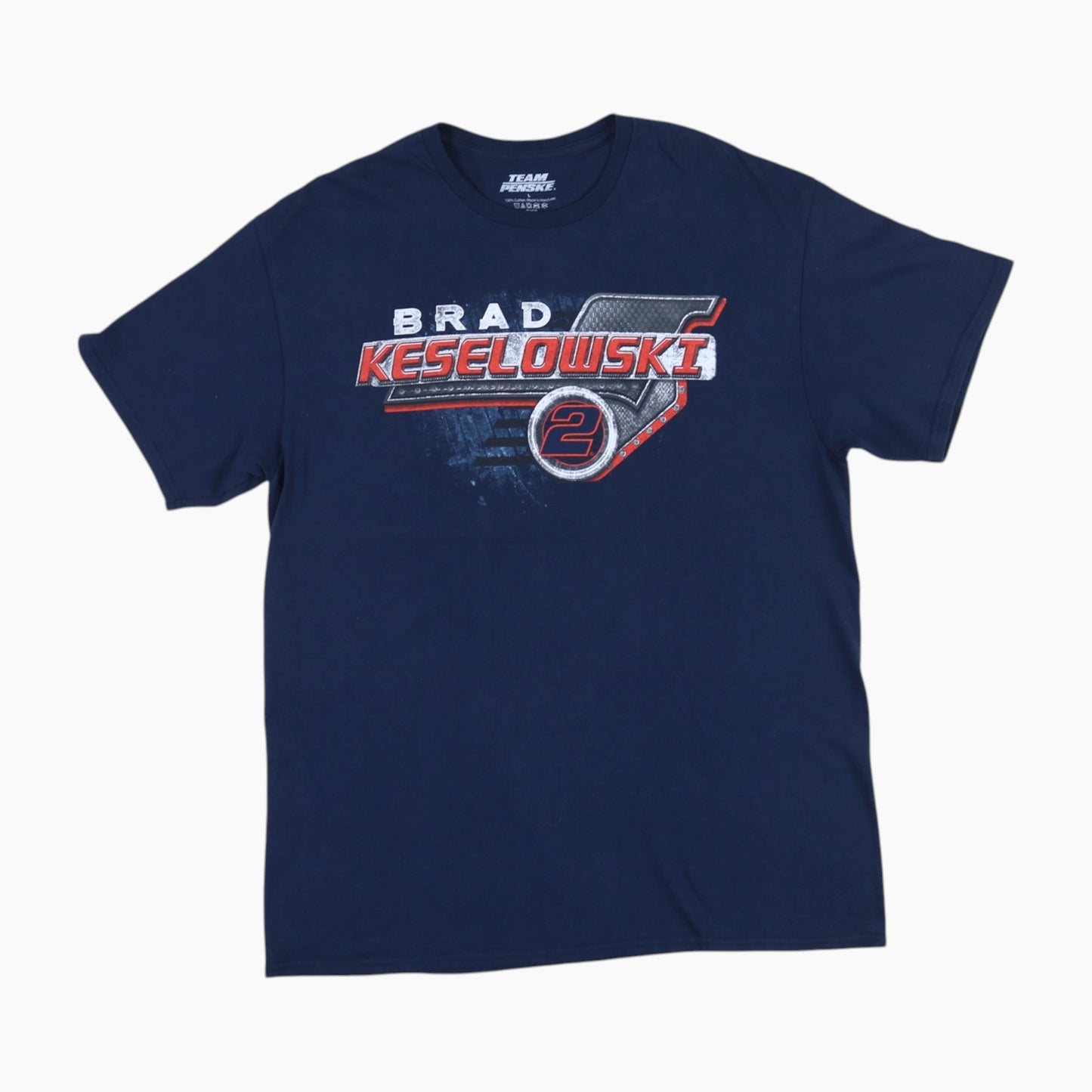 Vinatge 'Brad Keselowski' T-shirt - Navy