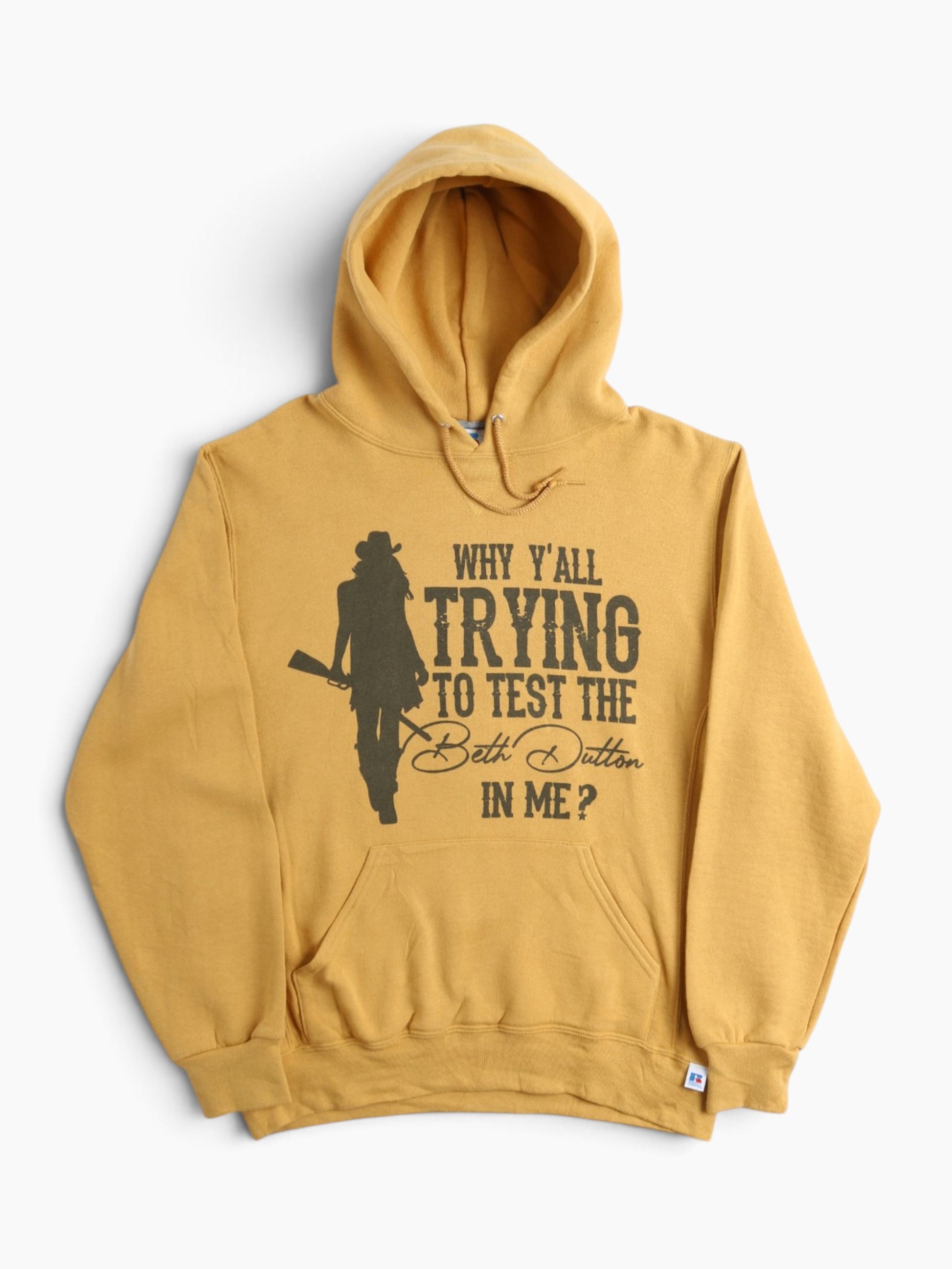 Vintage 'Trying To Test Me' Hooded Sweatshirt