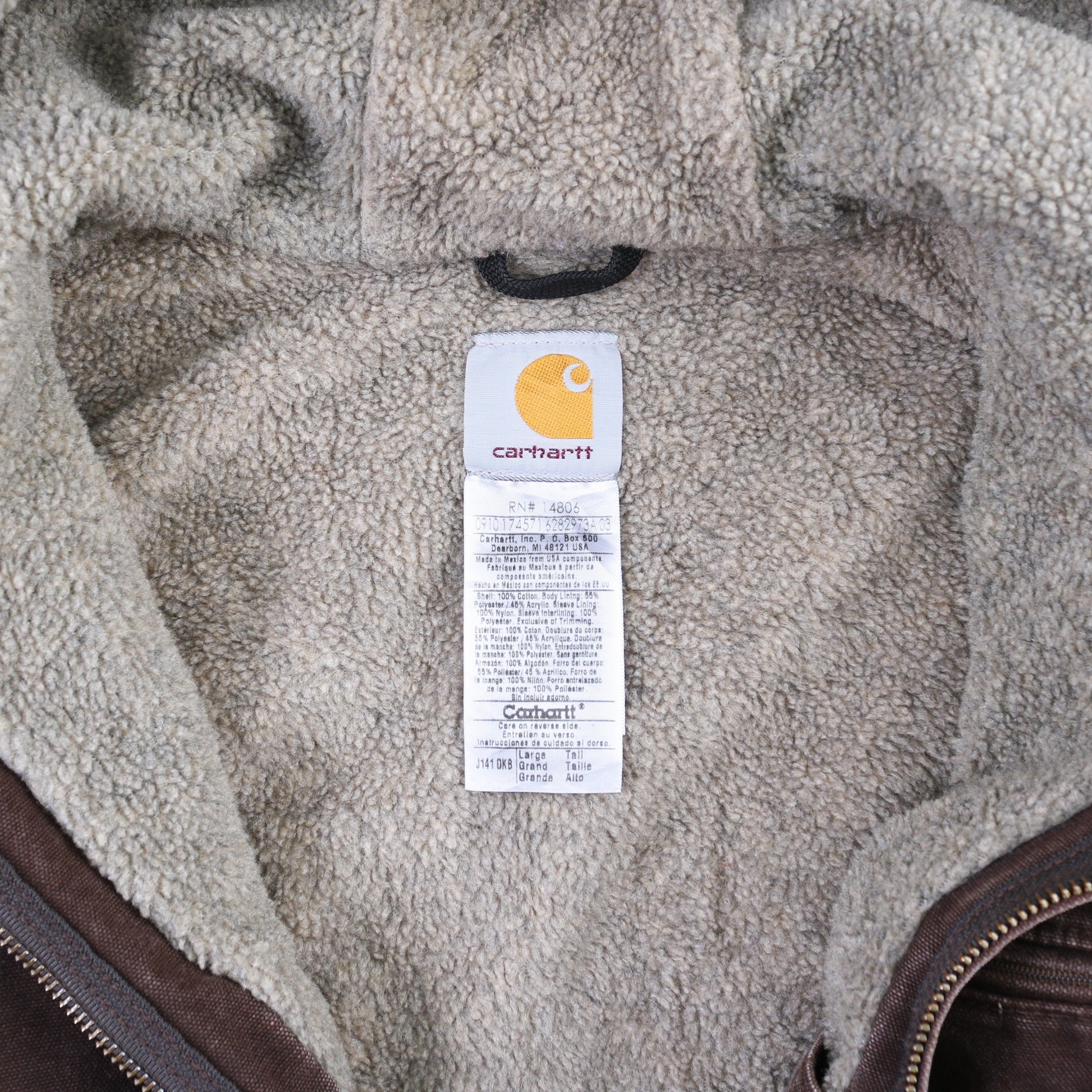 Hooded Active Jacket - Brown
