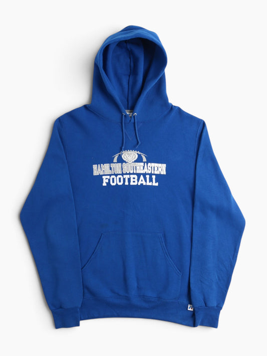 Vintage 'Hamilton Southeastern Football' Hooded Sweatshirt