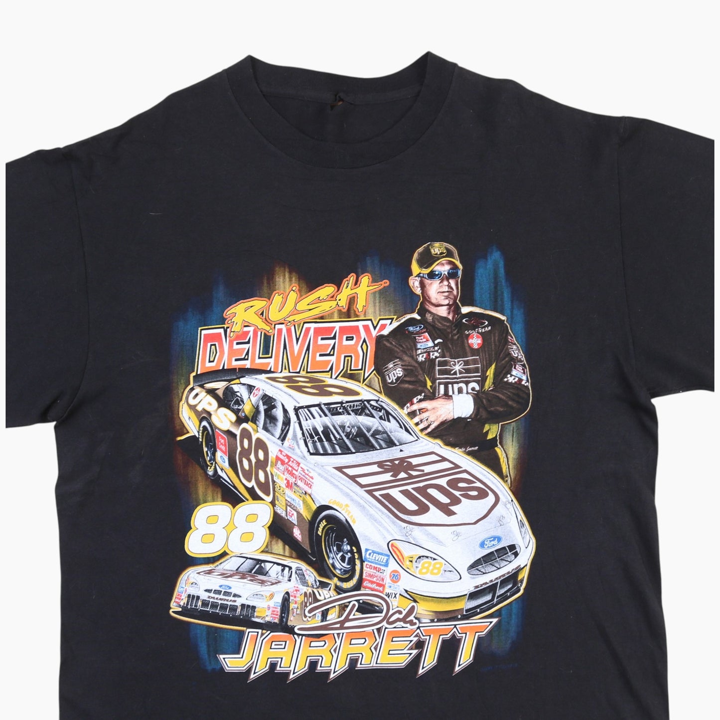 Vintage 'Rush Delivery' T-shirt - Black