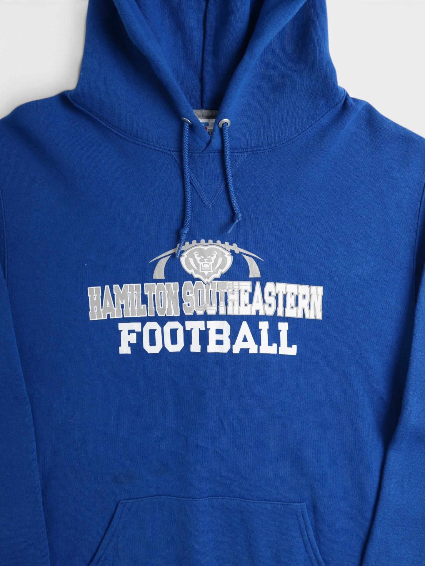 Vintage 'Hamilton Southeastern Football' Hooded Sweatshirt