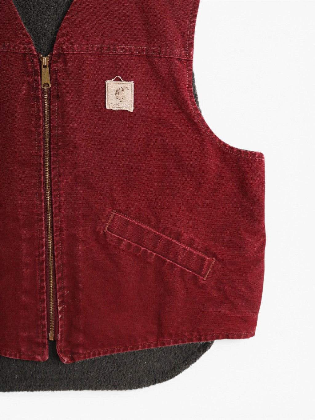 Lined Vest - Red