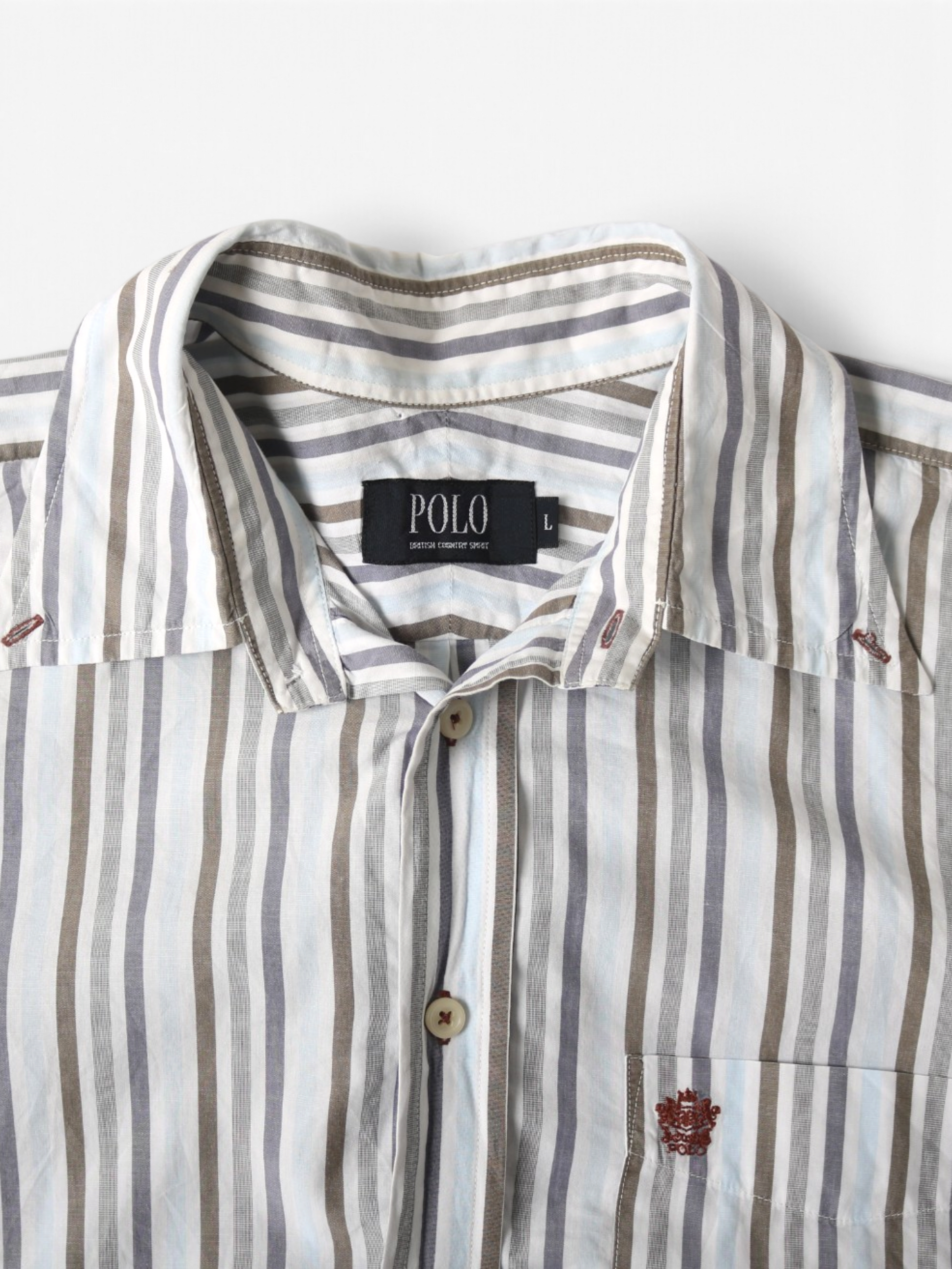 Vintage Shirt - Blue Stripe