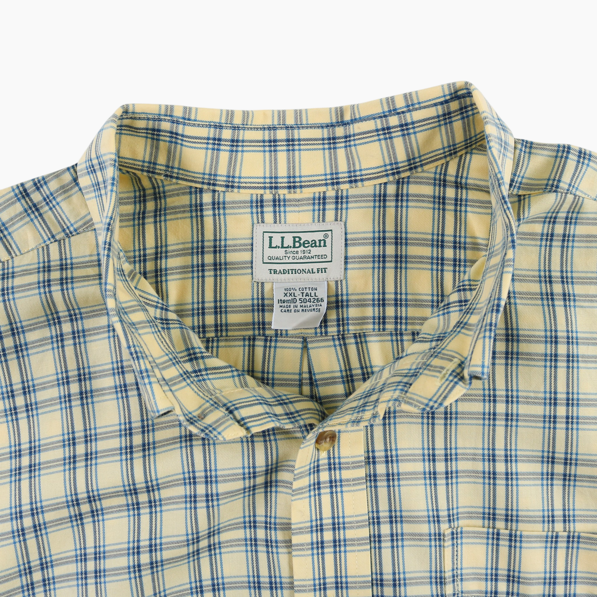 Vintage Shirt - Yellow Check