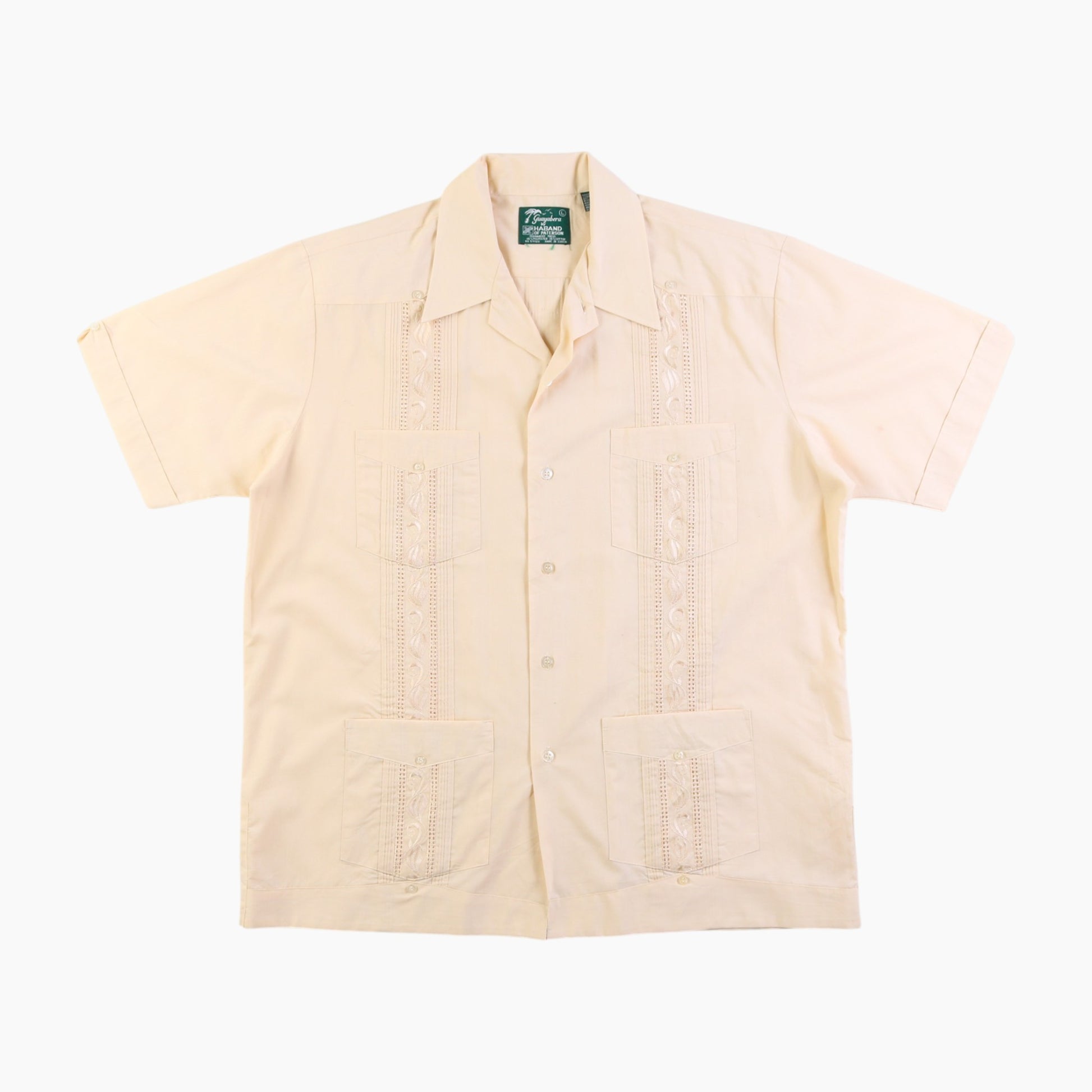 Vintage Cuban Guayabera Shirt