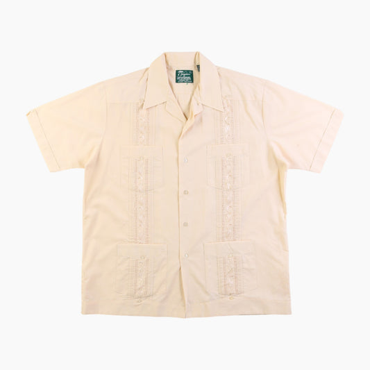 Vintage Cuban Guayabera Shirt