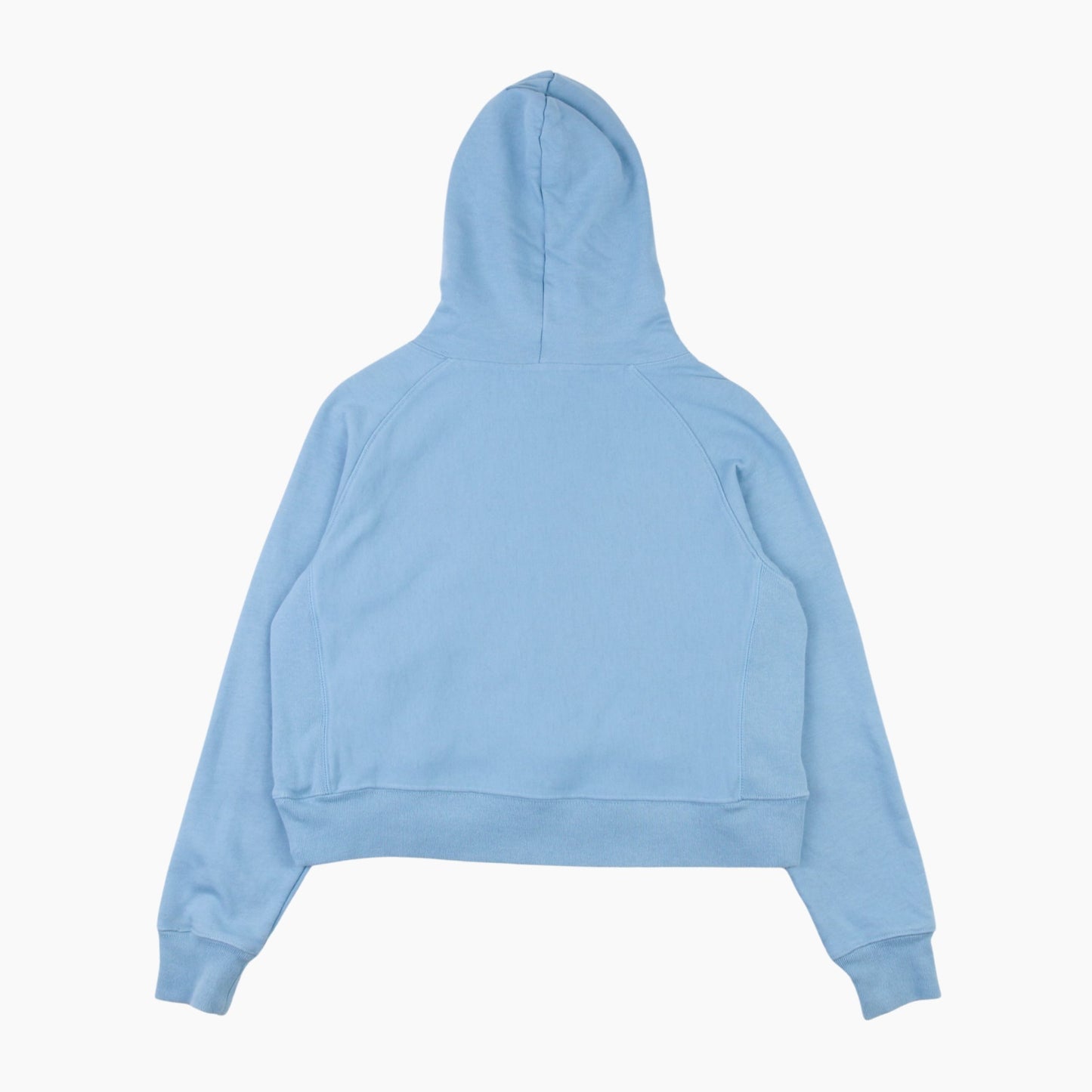 Embroidered Hooded Sweatshirt - Blue