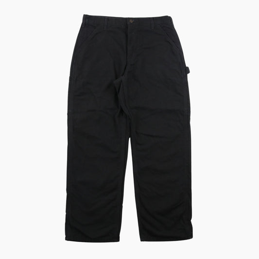 Vintage Carpenter Pants - Black - 34/30