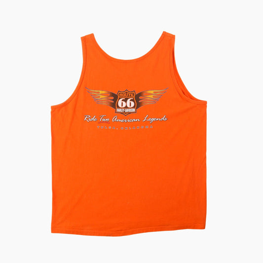 Harley-Davidson Military Men's Sleeveless T-Shirt - NAS Sigonella Ensign Blue