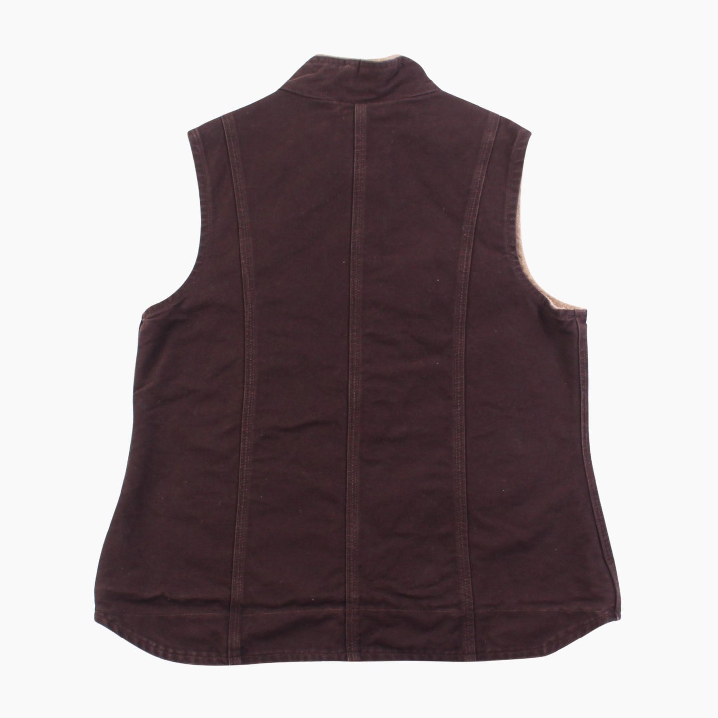 Lined Vest - Brown