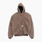 Hooded Active Jacket - Brown