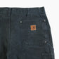 Double Knee Carpenter Shorts - Black - 36"