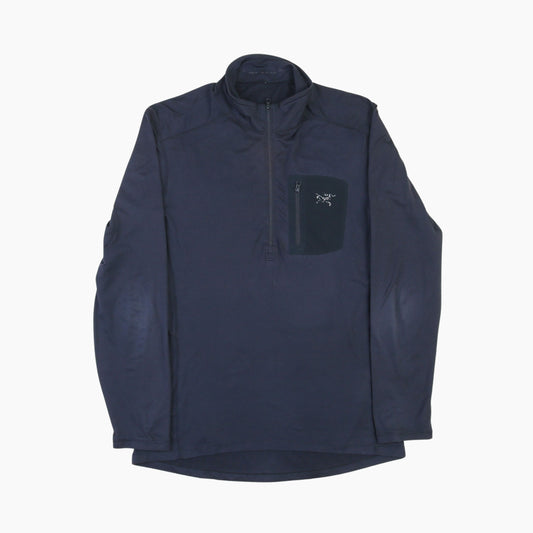 Rho LT Half Zip - Black - American Madness