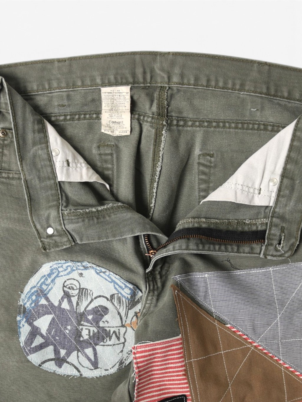 Vintage Carpenter Pants - Green - 34/34