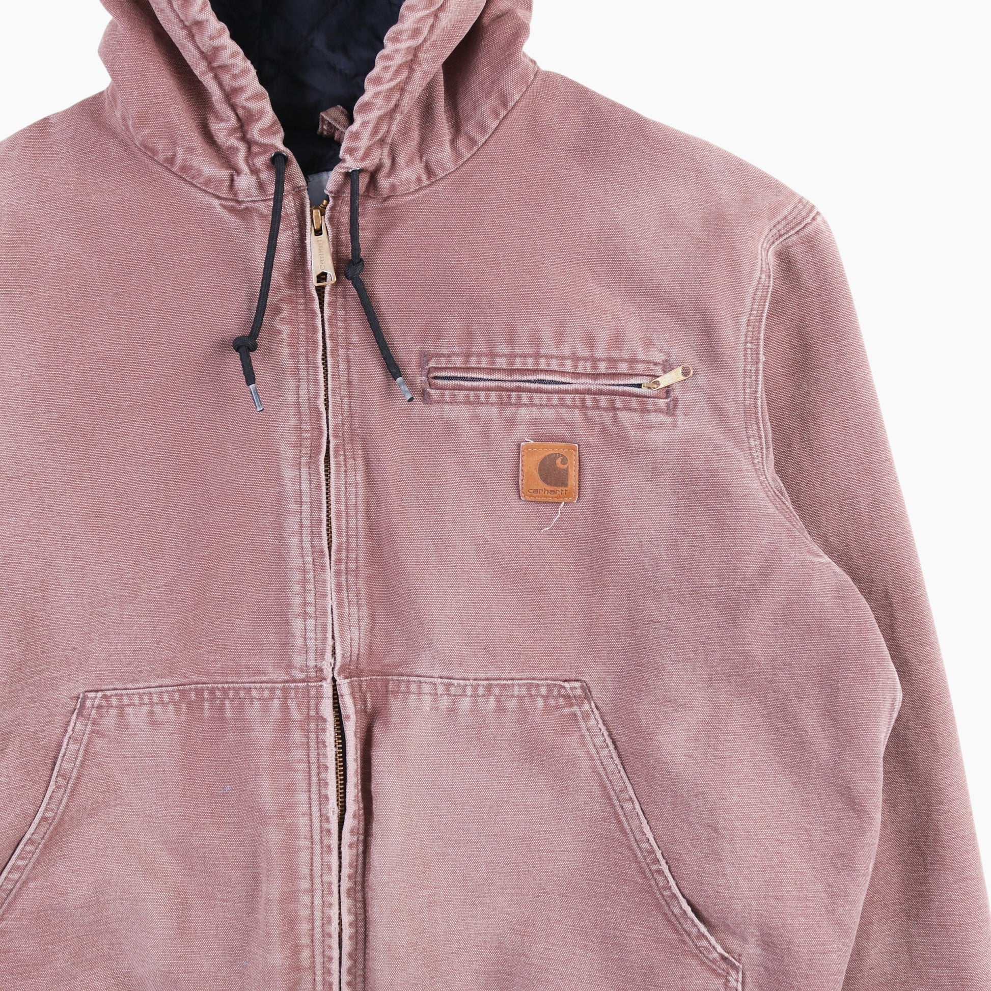 Hooded Active Jacket - Washed Red