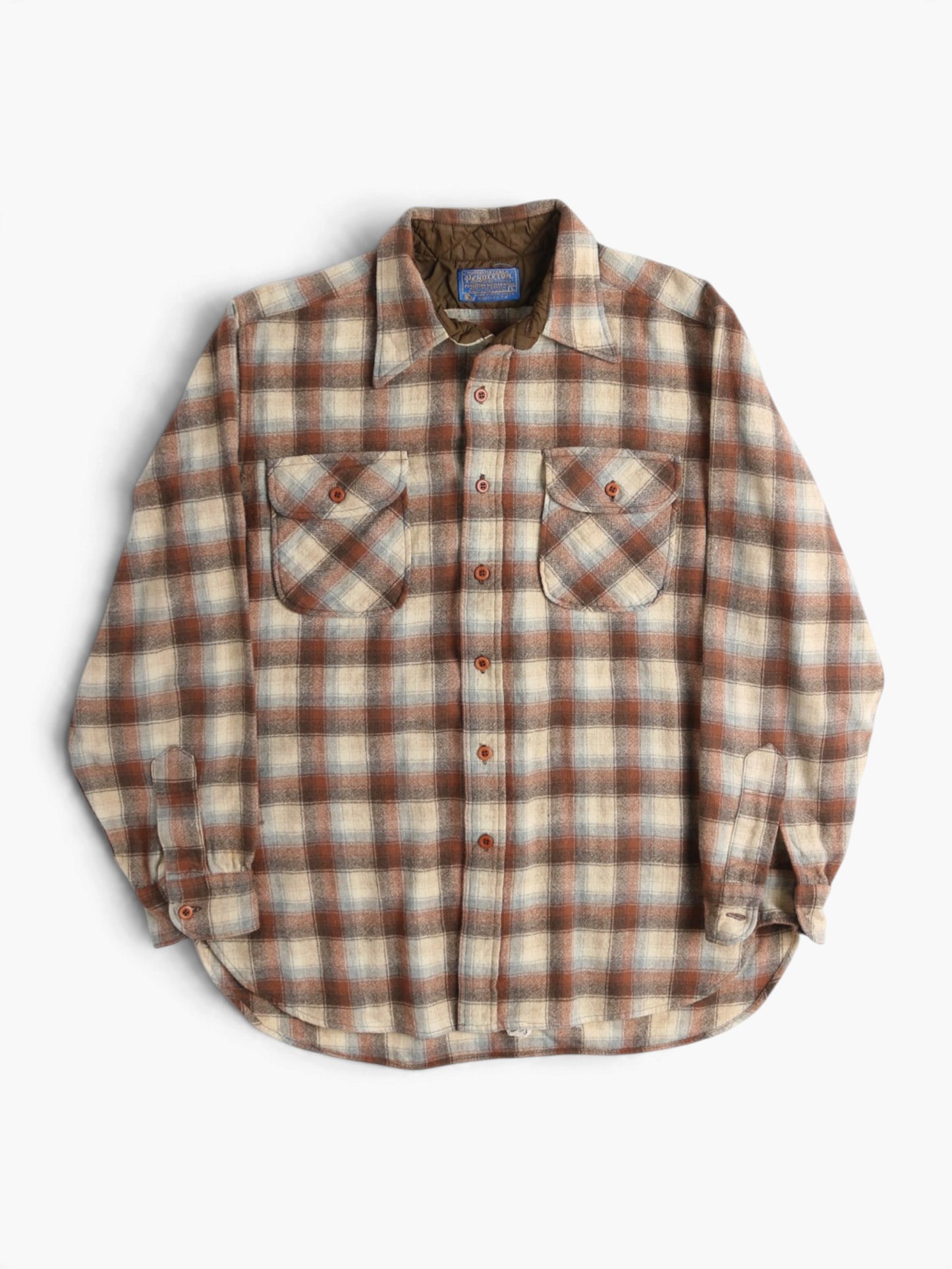 Vintage Flannel Shirt - Brown