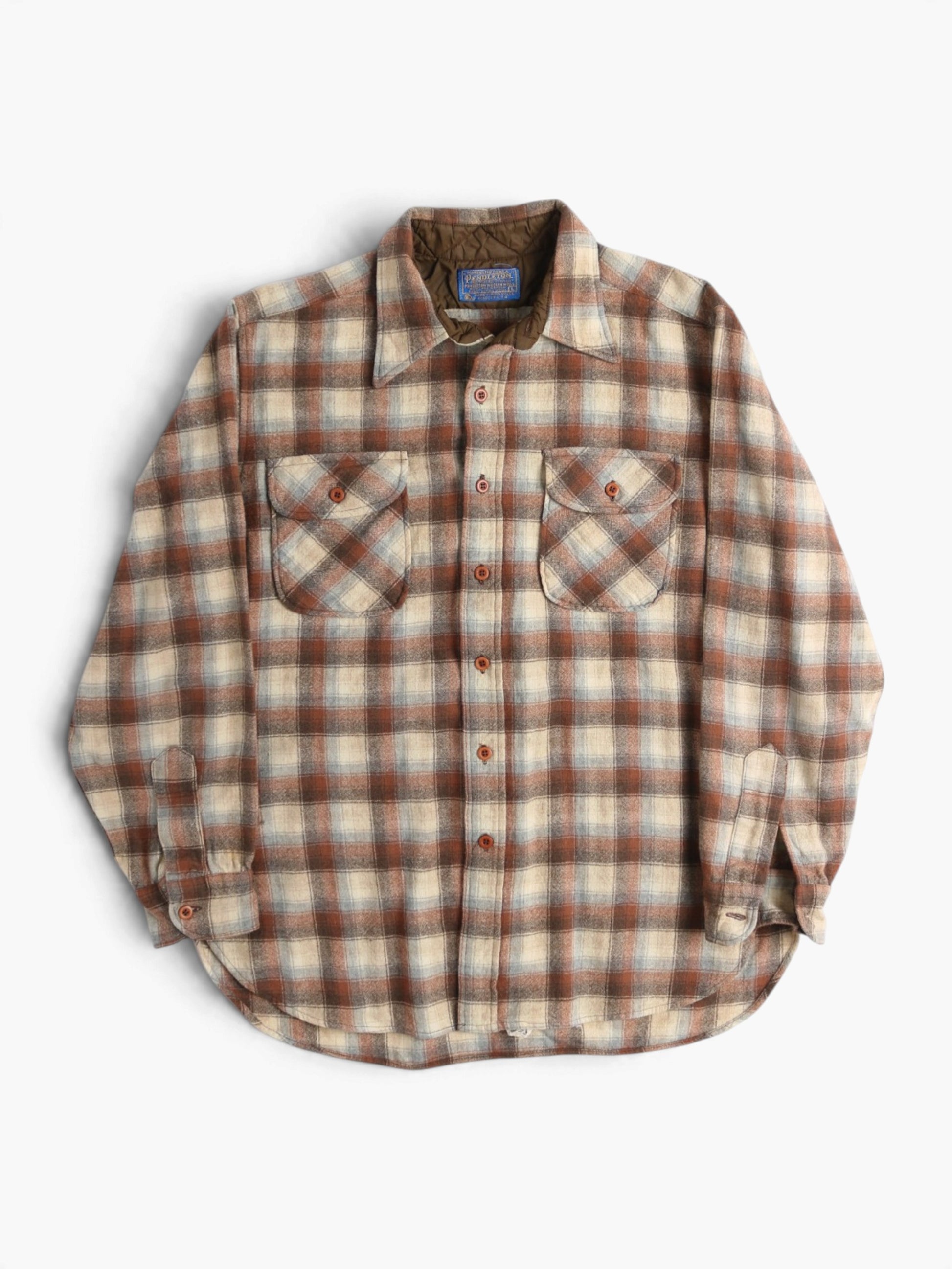 Vintage Flannel Shirt - Brown