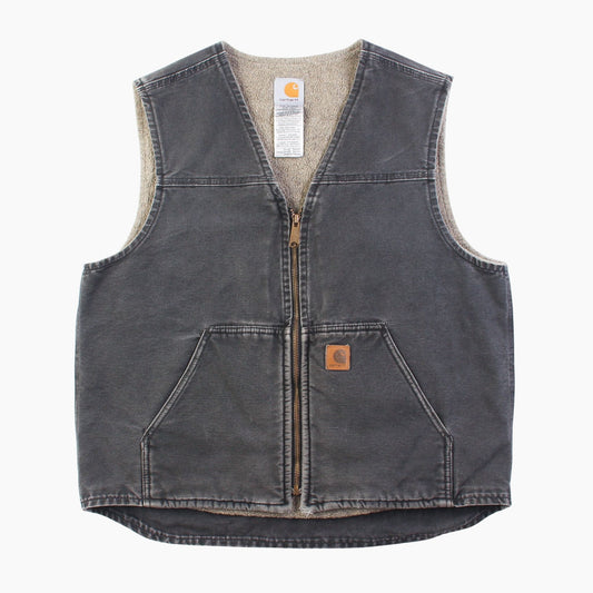 Lined Vest - Charcoal