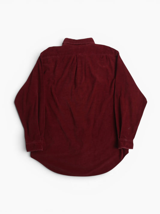 Vintage Shirt - Maroon *Missing Buttons *