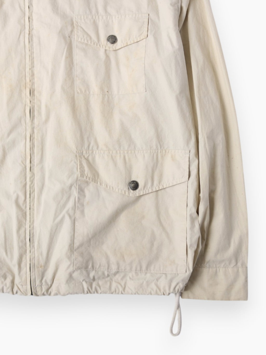 Vintage Hooded Jacket - Beige
