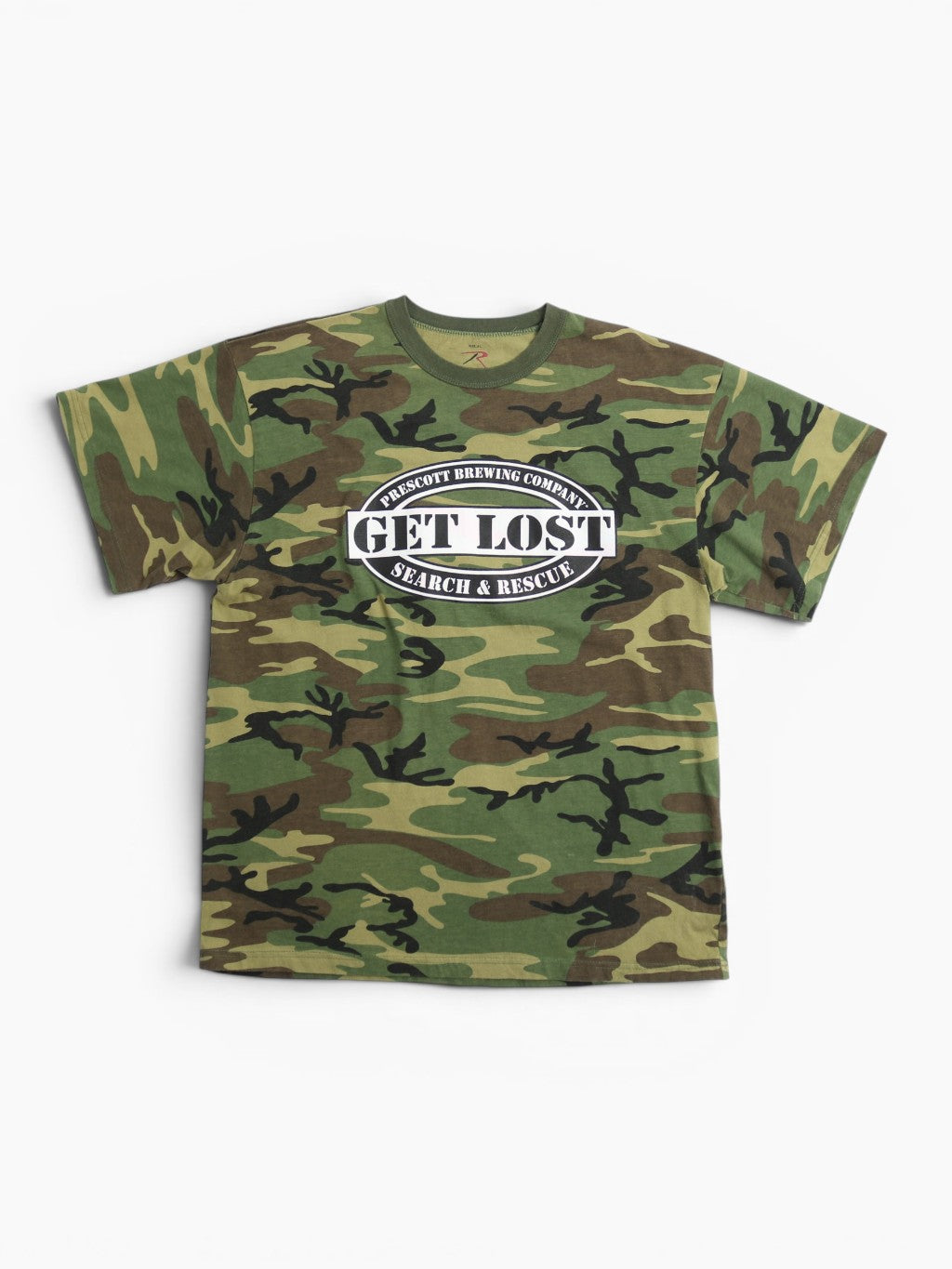 'Get Lost' Woodland Camouflage T-shirt