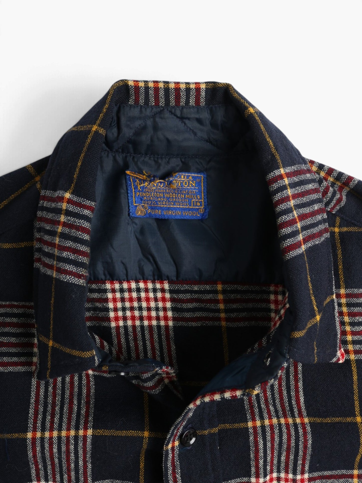 Vintage Flannel Shirt - Navy