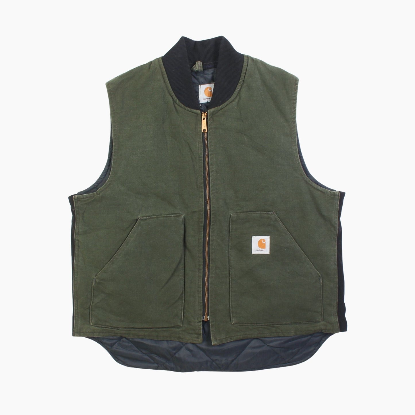 Lined Vest - Washed Green