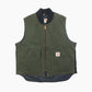 Lined Vest - Washed Green