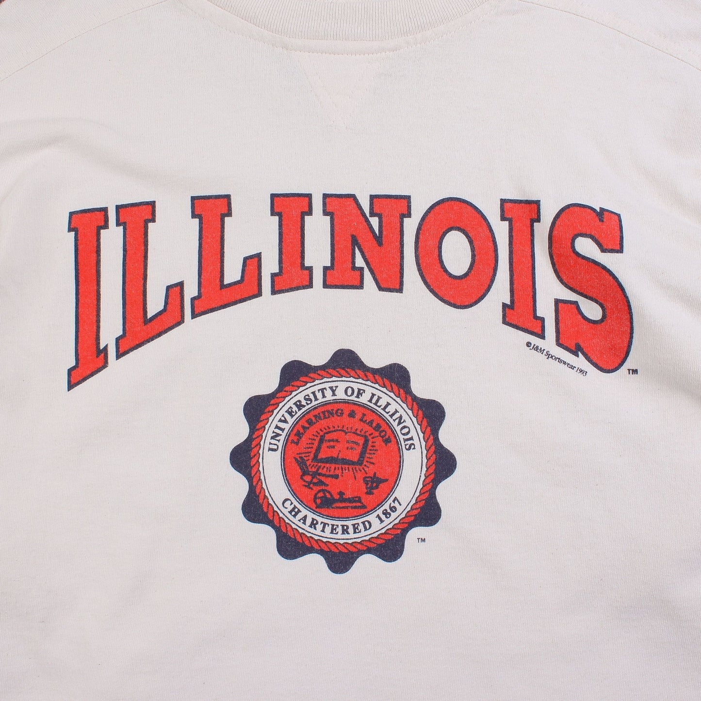 Vintage 'Illinois' Graphic Sweatshirt - American Madness