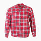 Vintage Flannel Overshirt - Red Check