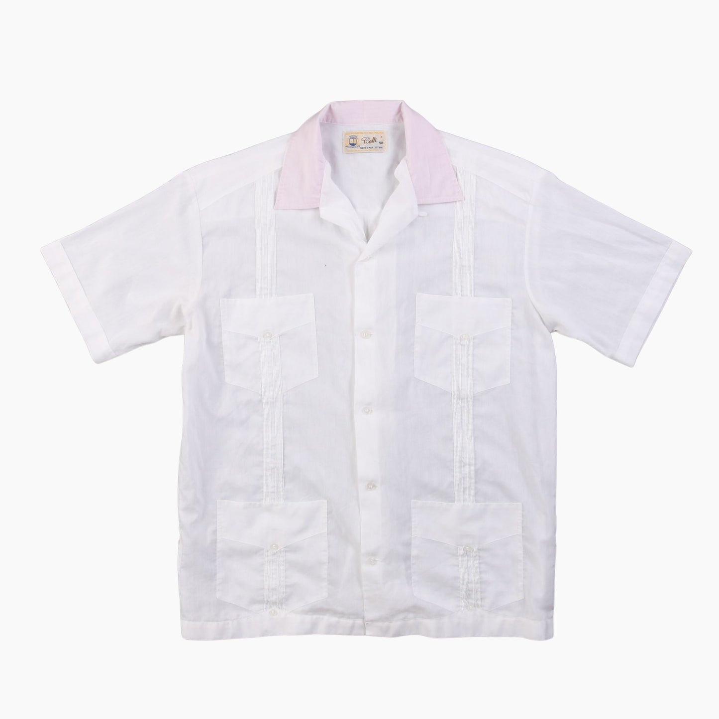 Vintage Cuban Guayabera Shirt