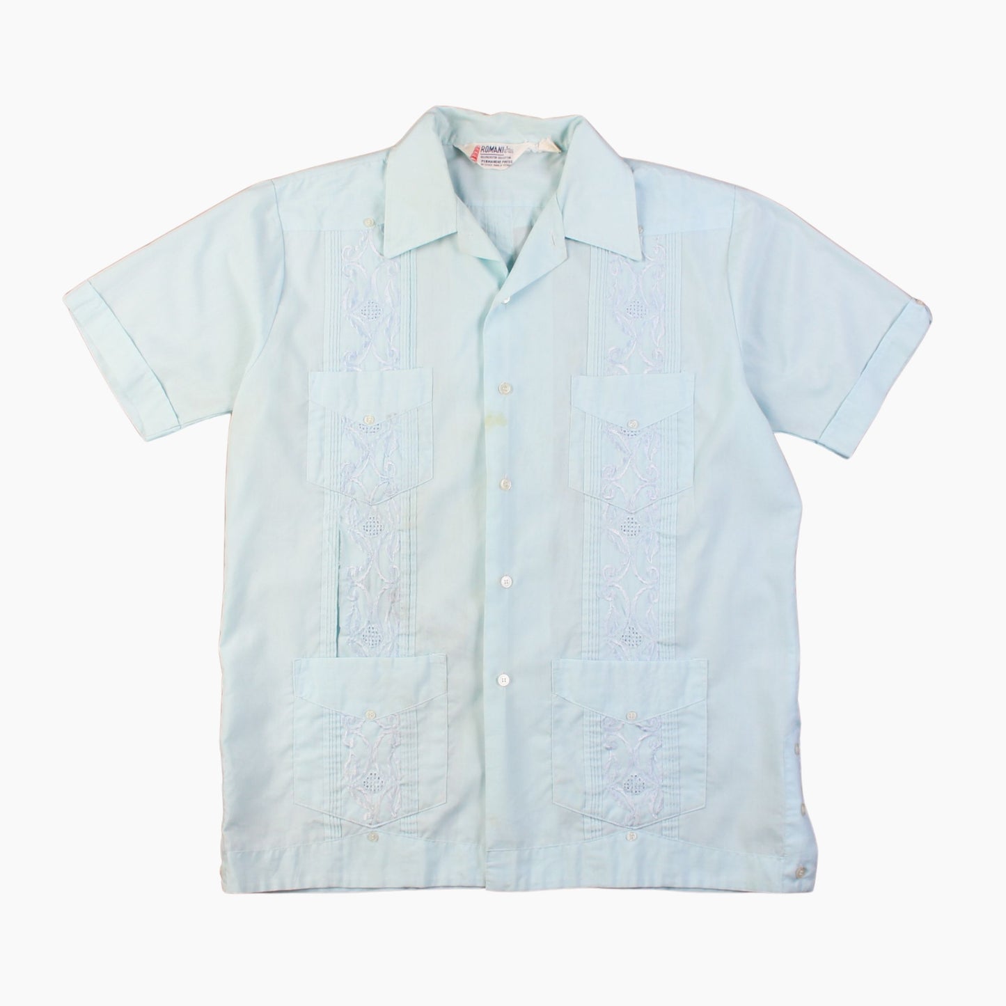 Vintage kubanisches Guayabera-Hemd