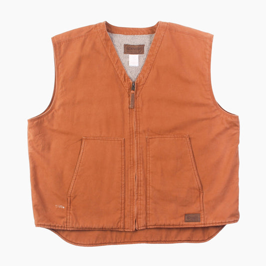 Lined Vest - Duck Brown