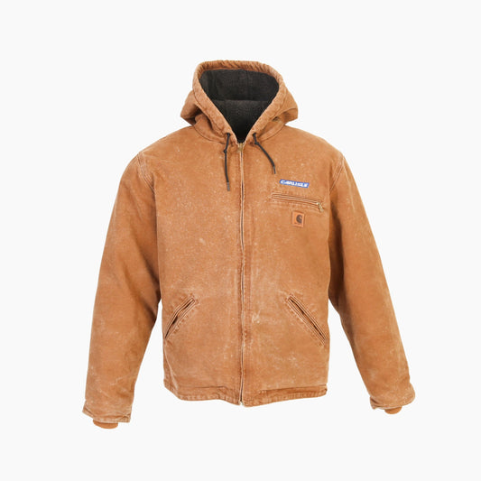 Active Hooded Jacket -  Washed Hamilton Brown