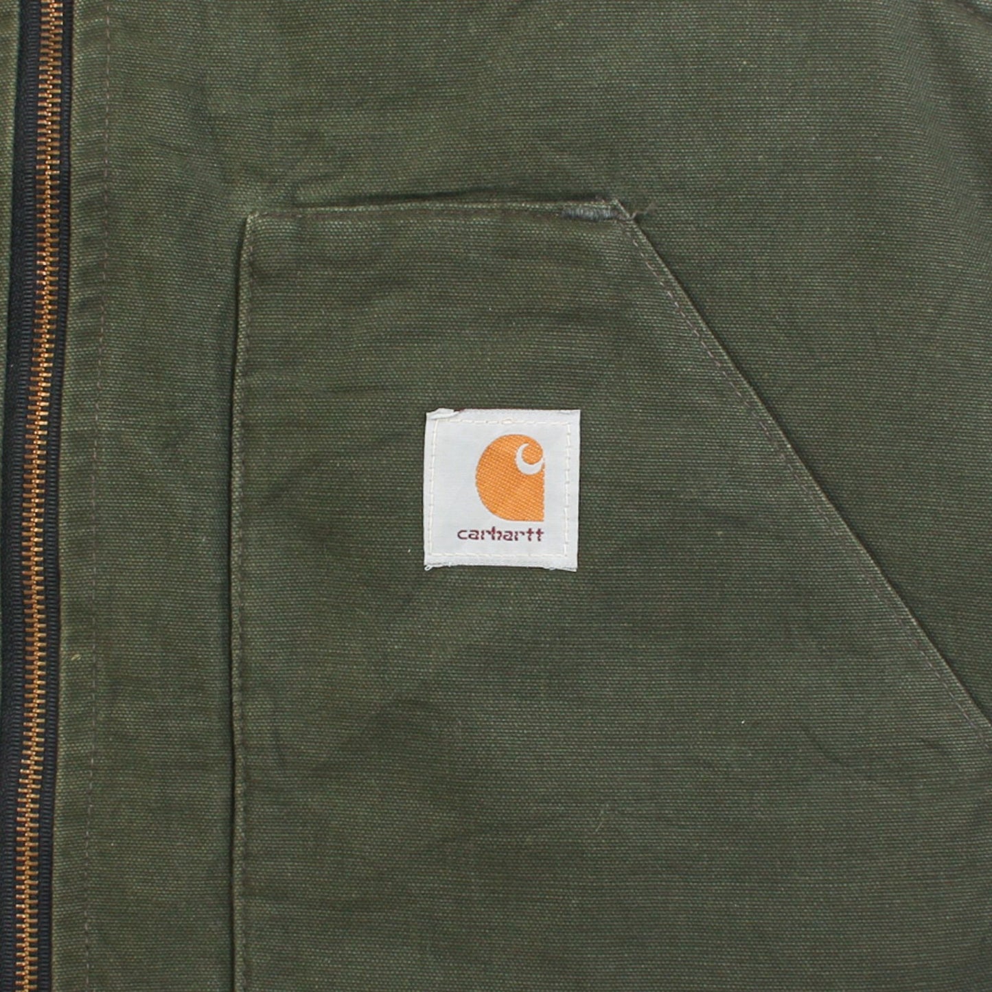 Lined Vest - Washed Green