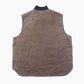 Lined Vest - Washed Brown