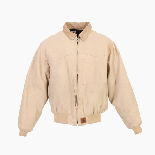 Santa Fe Bomber Jacket - Washed Biege - American Madness