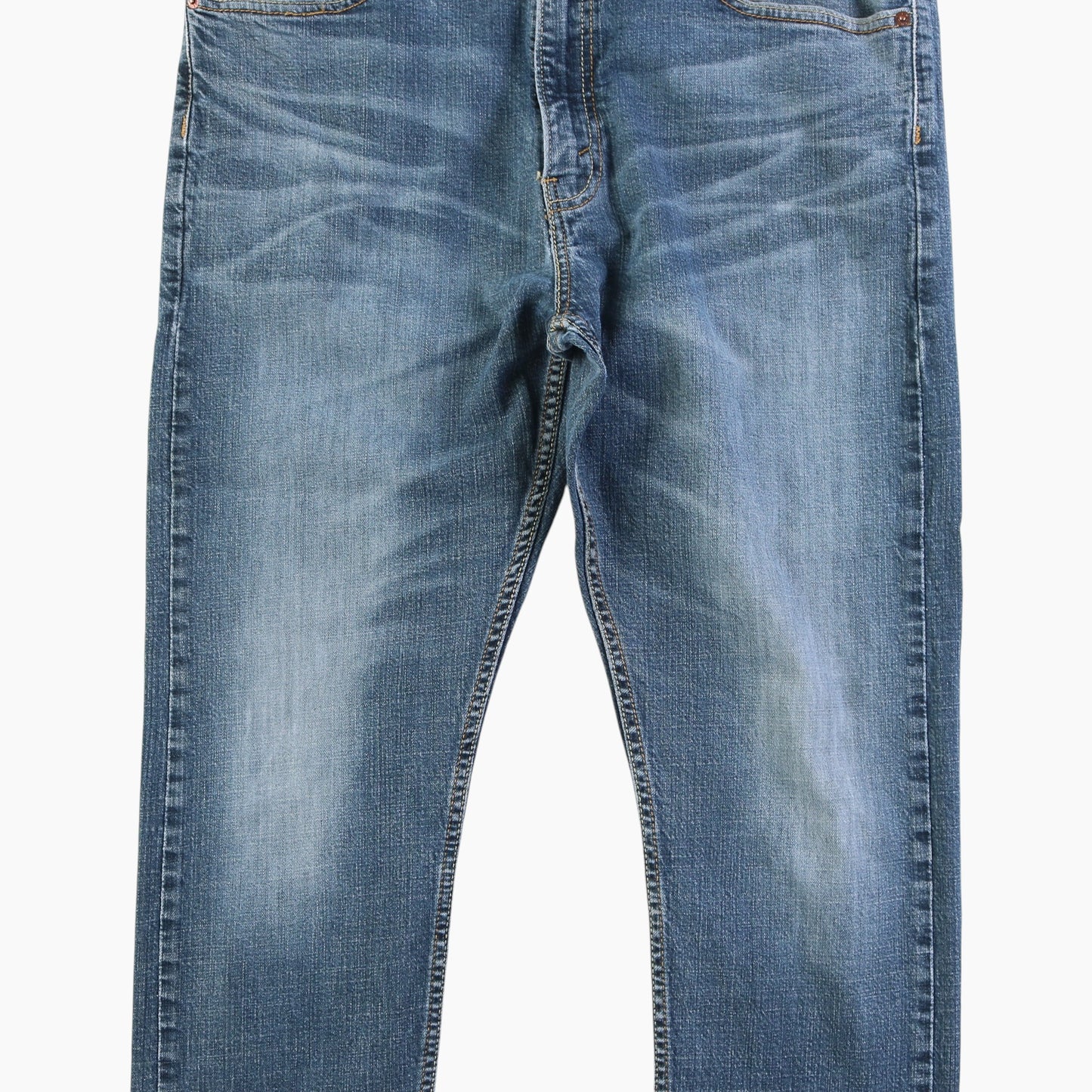 Vintage Signature Regular Taper Jeans - Denim 36/32