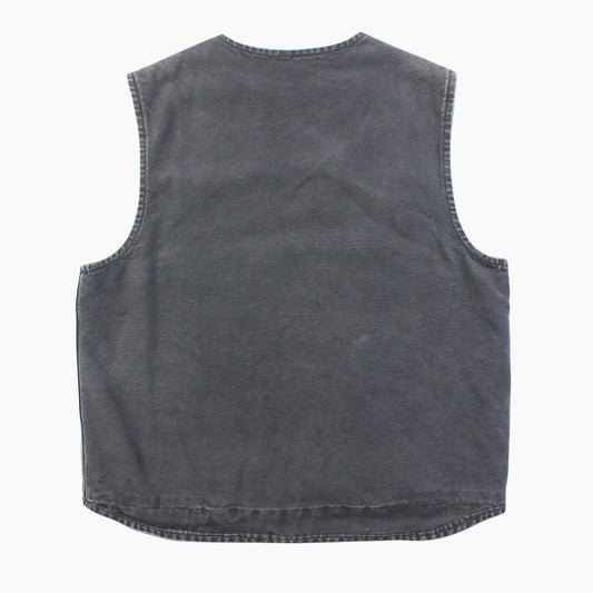 Lined Vest - Charcoal