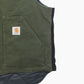 Lined Vest - Washed Green