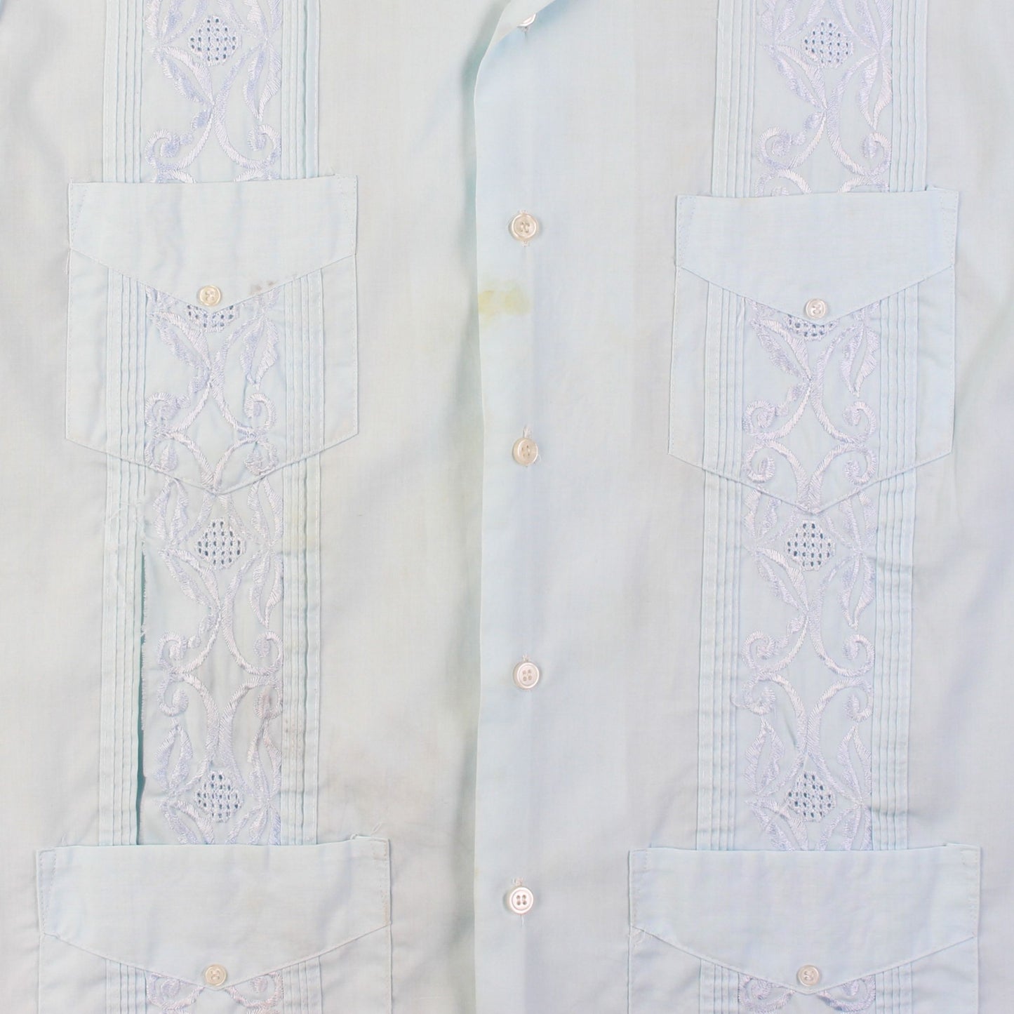 Vintage kubanisches Guayabera-Hemd