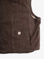 Lined Vest - Brown