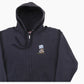 'Grand Canyon' Hooded Sweatshirt - Black